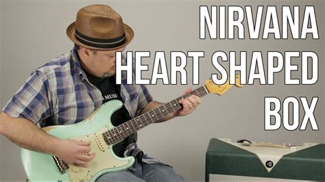 how to play nirvana heart-shaped box on electric guitar|heart shaped box tablature.